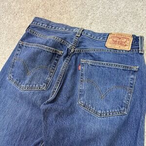 Vintage Levi's 501xx Jeans Men's 32x30 Button Fly Y2K Made in Mexico Medium Wash
